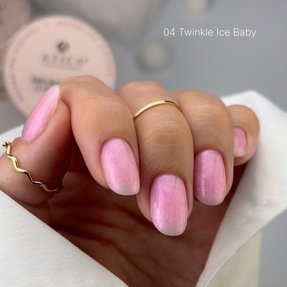 Modelovací gél eXel Twinkle Collection №4 - Ice Baby 30 ml Atica