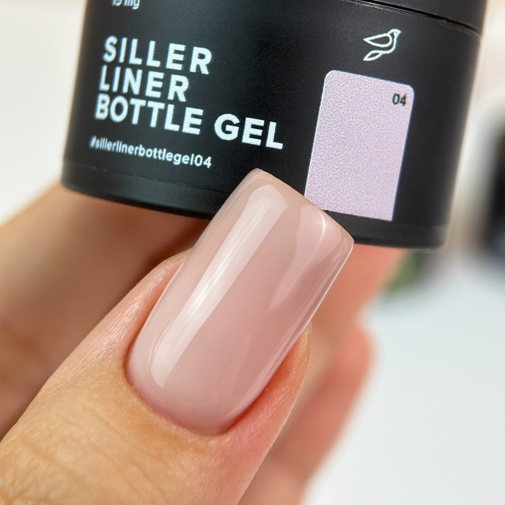 Gel BOTTLE Liner №4 15 ml Siller