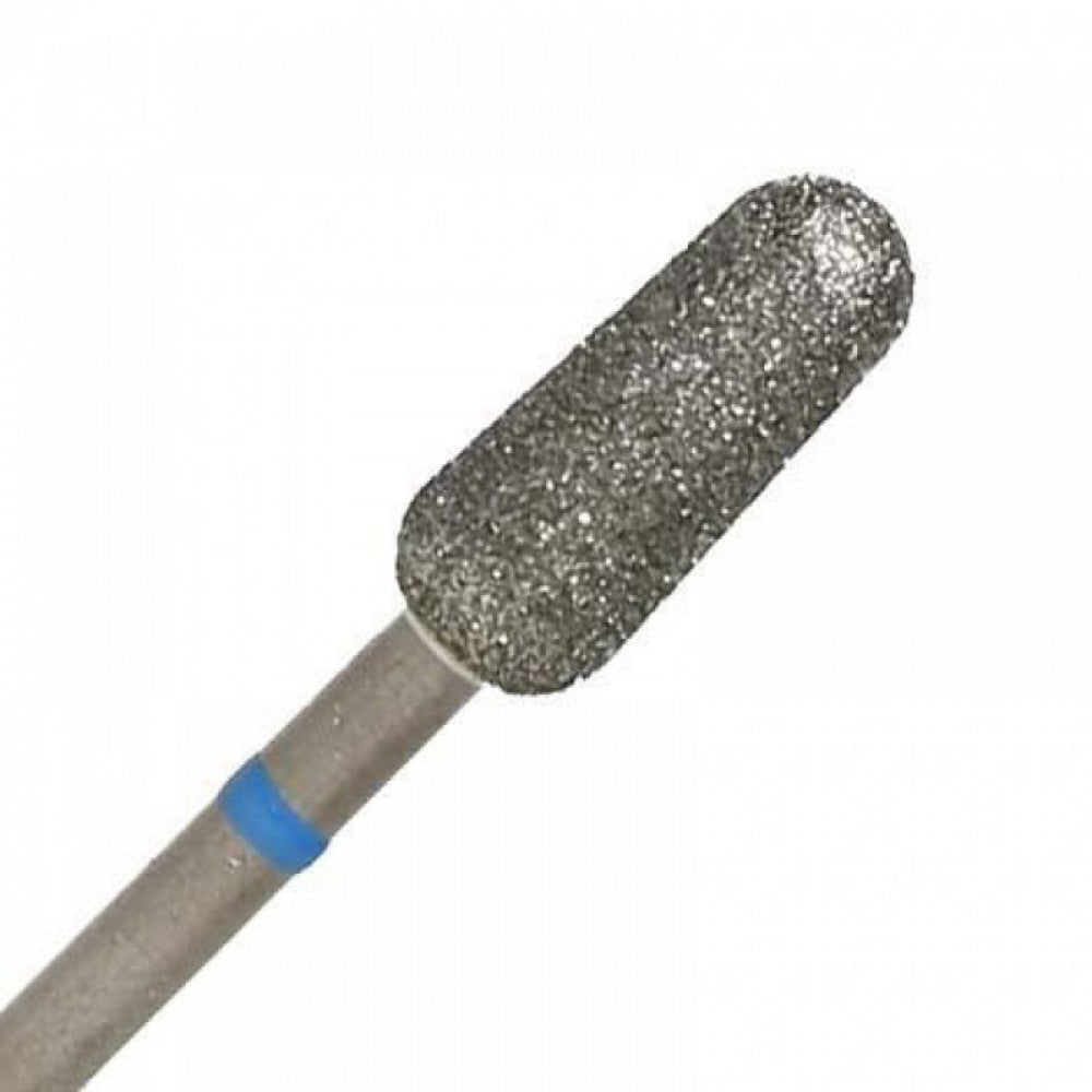 Diamond nail drill bit, “Bud” Rounded, 5.0*12 mm, Blue