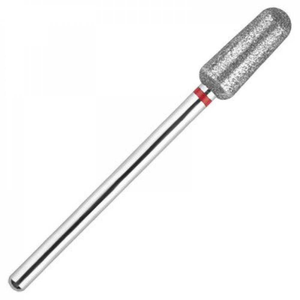 Diamond nail drill bit, “Bud” Rounded, 5.0*12 mm, Red