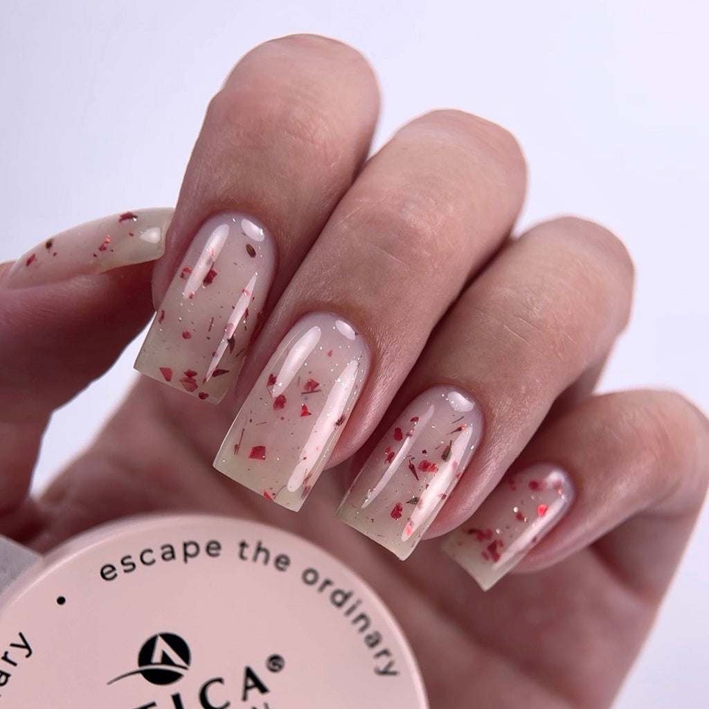 Builder Gel Floral №10 - Milky Red 30 ml Atica