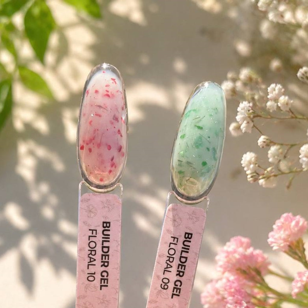Builder Gel Floral №10 - Milky Red 30 ml Atica