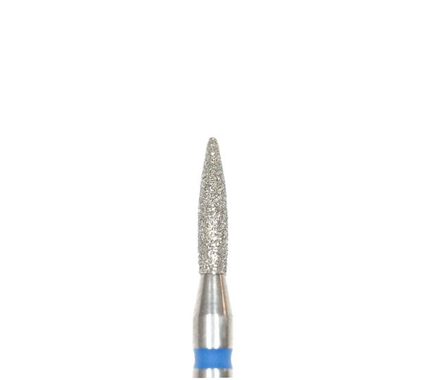 Diamond nail drill bit, “Candle” , 2*8.7 mm, Blue
