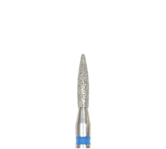 Diamond nail drill bit, “Candle” , 2*8.7 mm, Blue