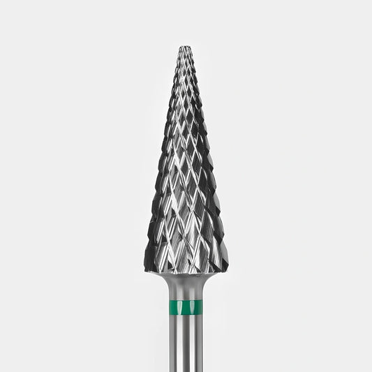 Carbide nail drill bit "Cone” Truncated 6*14, Green, Dark