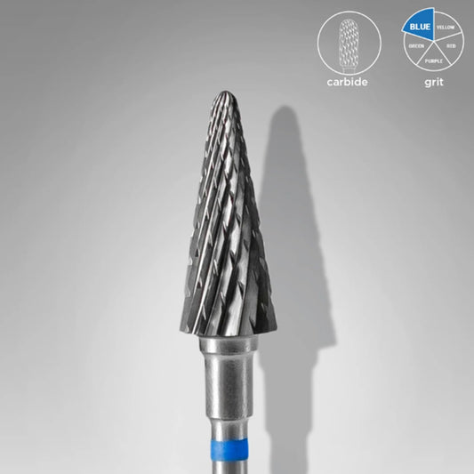 Carbide nail drill bit "Cone” 6*14 Blue STALEKS