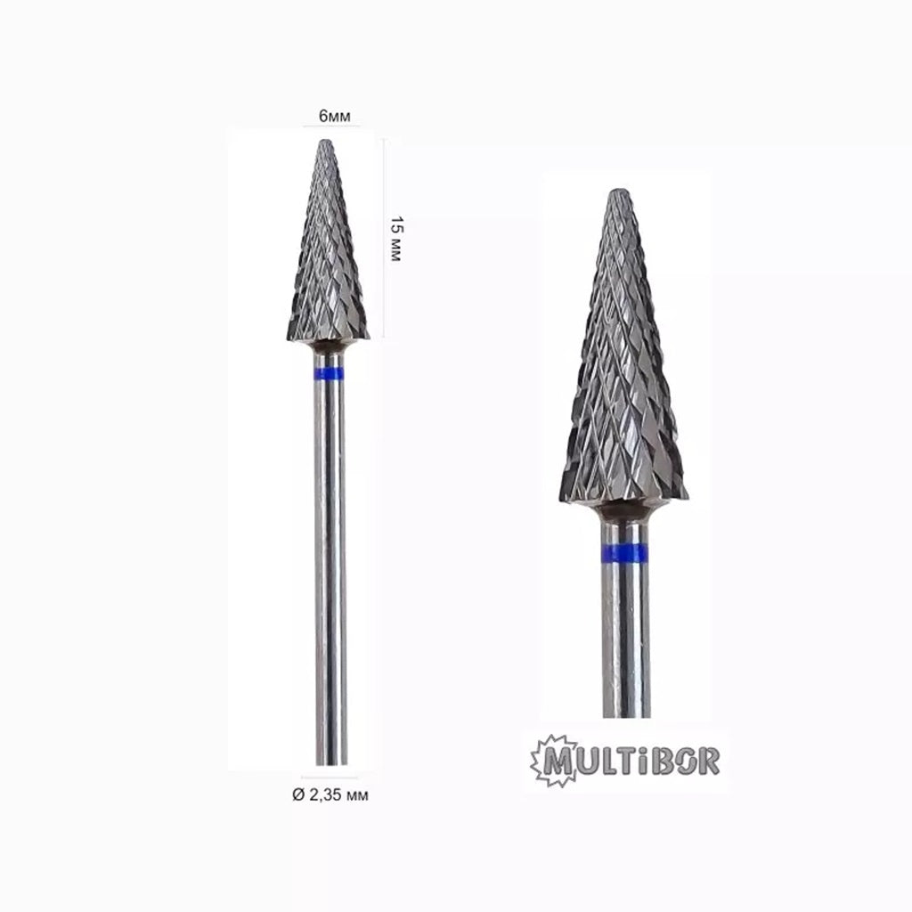 Hardmetalen frees, "Cono arrotondato", Multibor