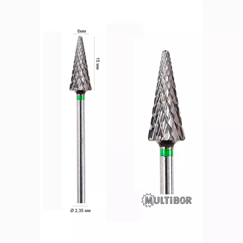 Hardmetalen frees, "Cono arrotondato", Multibor