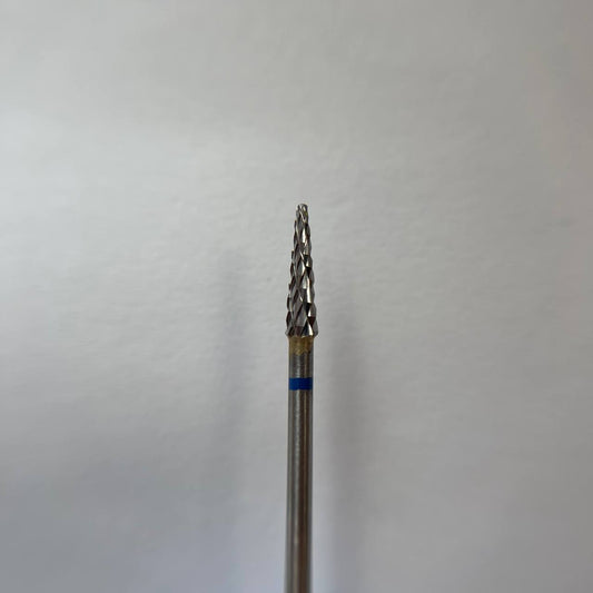 Carbide nail drill bit, "Mini Cone”, 3*12, Blue