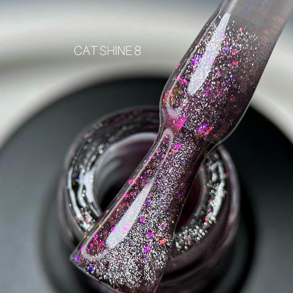 Гель-лак Cat Shine №8 10 мл Saga Professional