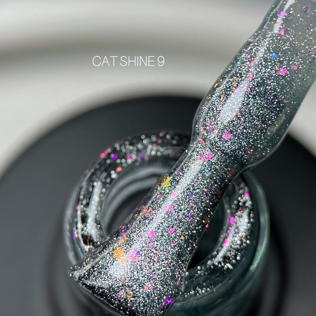 Гель-лак Cat Shine №9 10 мл Saga Professional