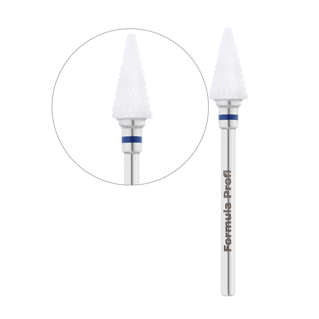 Ceramic nail drill bit, “Cone” Ponted, Formula Profi