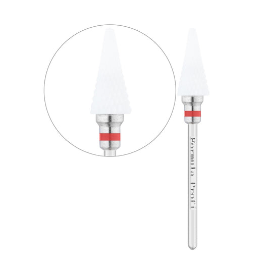 Ceramic nail drill bit, “Cone” Ponted, Formula Profi