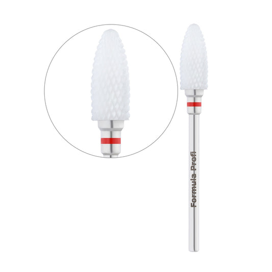 Ceramic nail drill bit, “Corn”, Formula Profi
