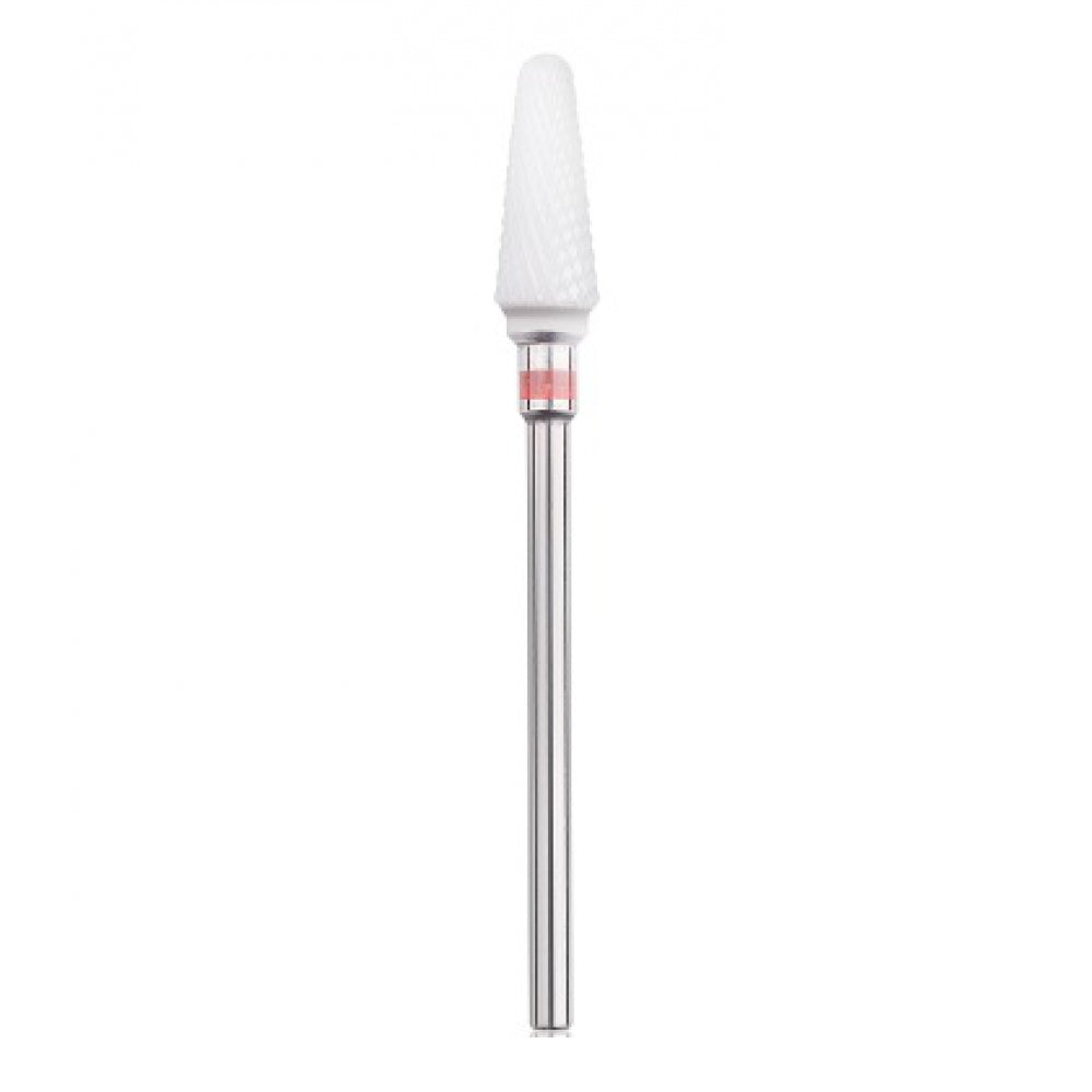 Ceramic nail drill bit, “Cone” Thin,  4.5*13 mm, Red