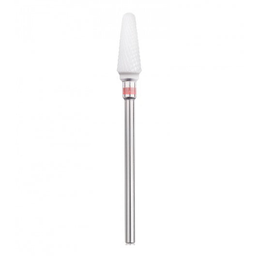Ceramic nail drill bit, “Cone” Thin,  4.5*13 mm, Red