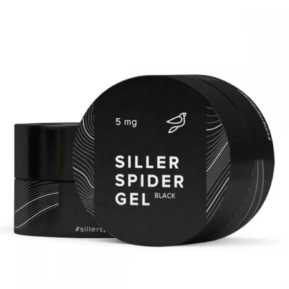 Siller Spider Gel (svart), 5 ml
