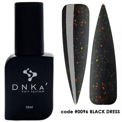 Base camuflaje №96 - Vestido negro DNKa'