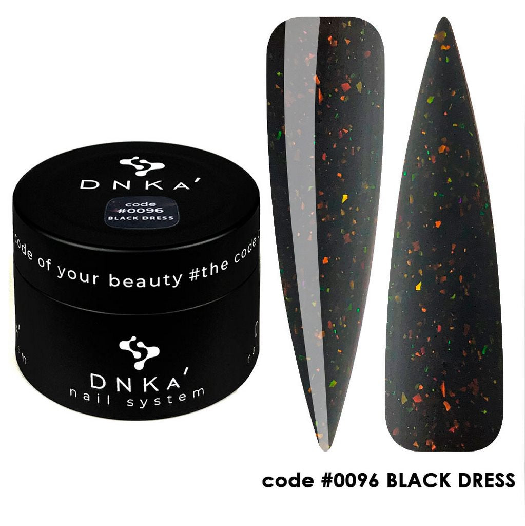 Base camuflaje №96 - Vestido negro DNKa'