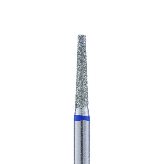 Diamond nail drill bit, “Cone” Truncated, 1.8*9 mm, Blue