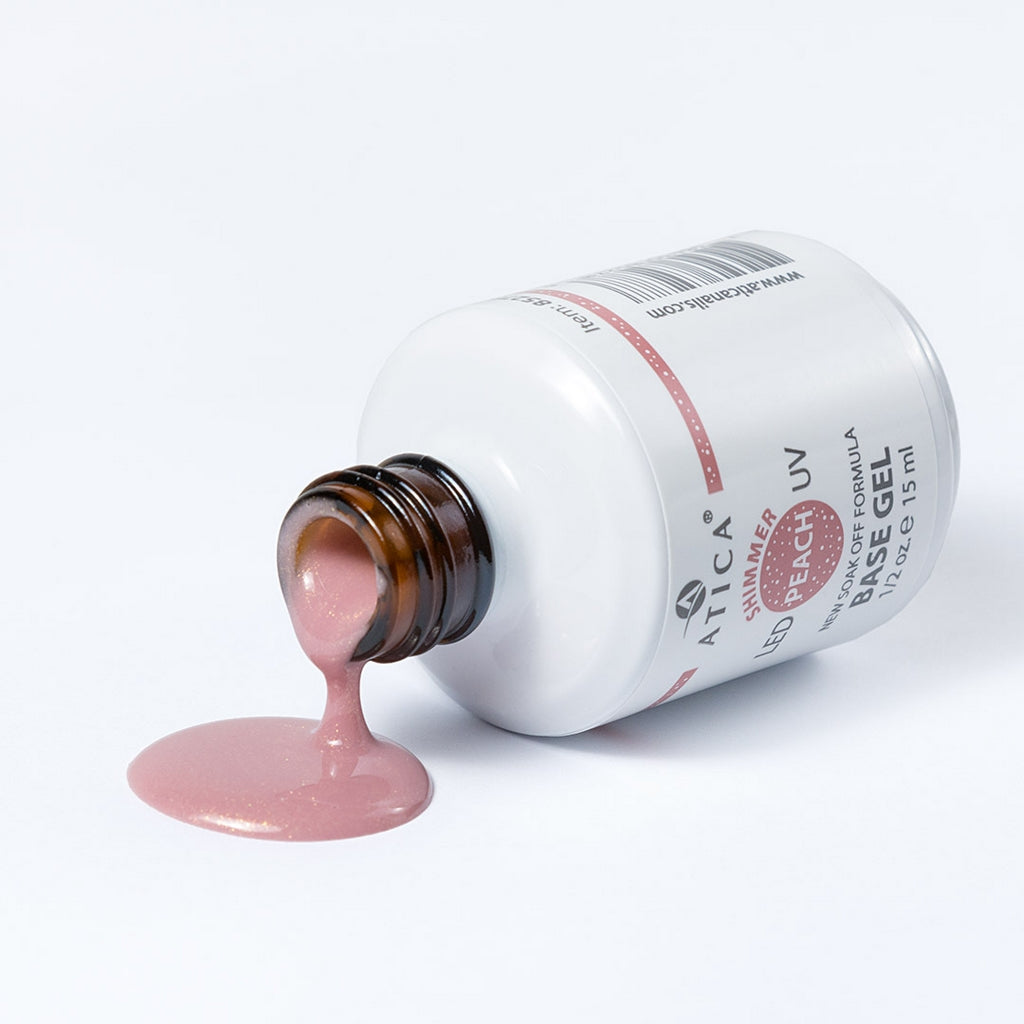 Cover Base Peach Shimmer 30 ml Atica