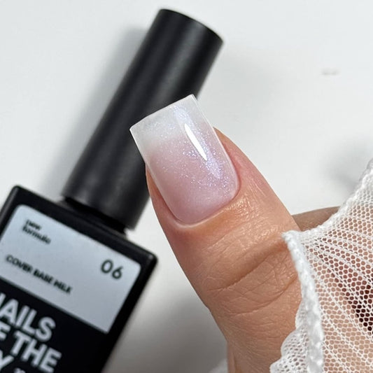 Камуфлююча база Milk shimmer №6 10 ml NAILSOFTHEDAY