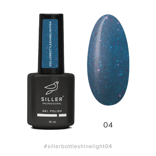 Bottle Shine Light Gel nº 4 de 15 ml Siller