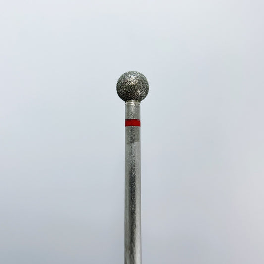 Diamantová fréza, „Guľa“, 5.0 mm, Červená