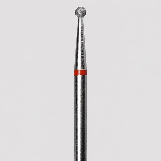 Diamond nail drill bit, "Ball", 1.8, Red