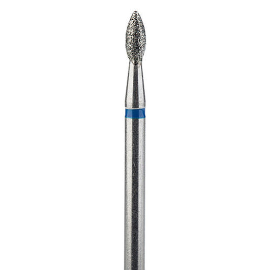 Diamond nail drill bit, “Bud” Pointed, 2.3*4.0 mm, Blue