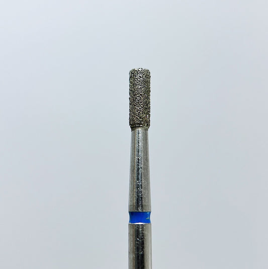 Diamond nail drill bit, “Cylinder”, 2.3*6.0 mm, Blue - Good Girl Gel