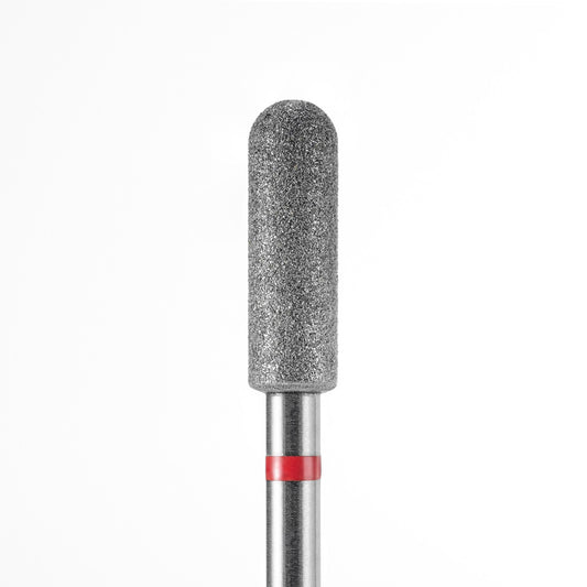 Diamond nail drill bit, “Cylinder” Rounded, Dark