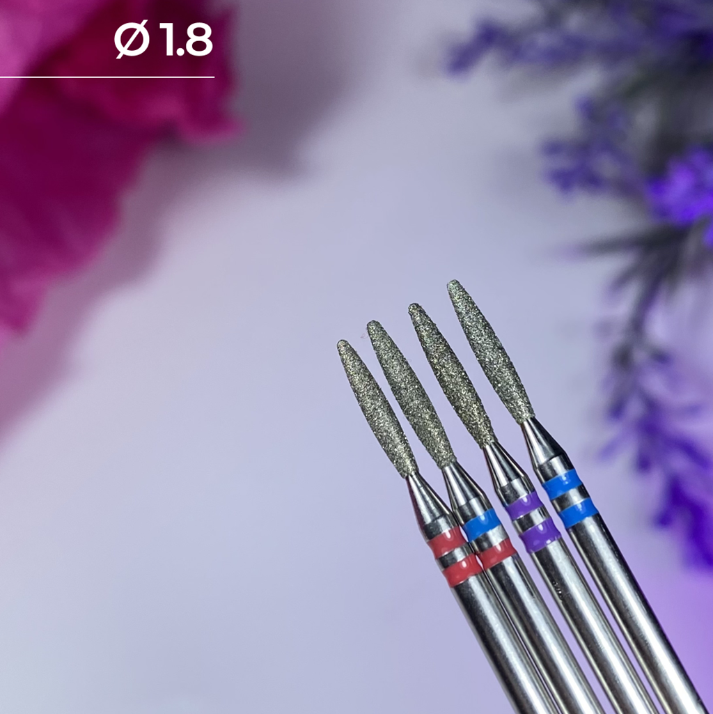 Diamond nail drill bit, “Flame”, Formula Profi