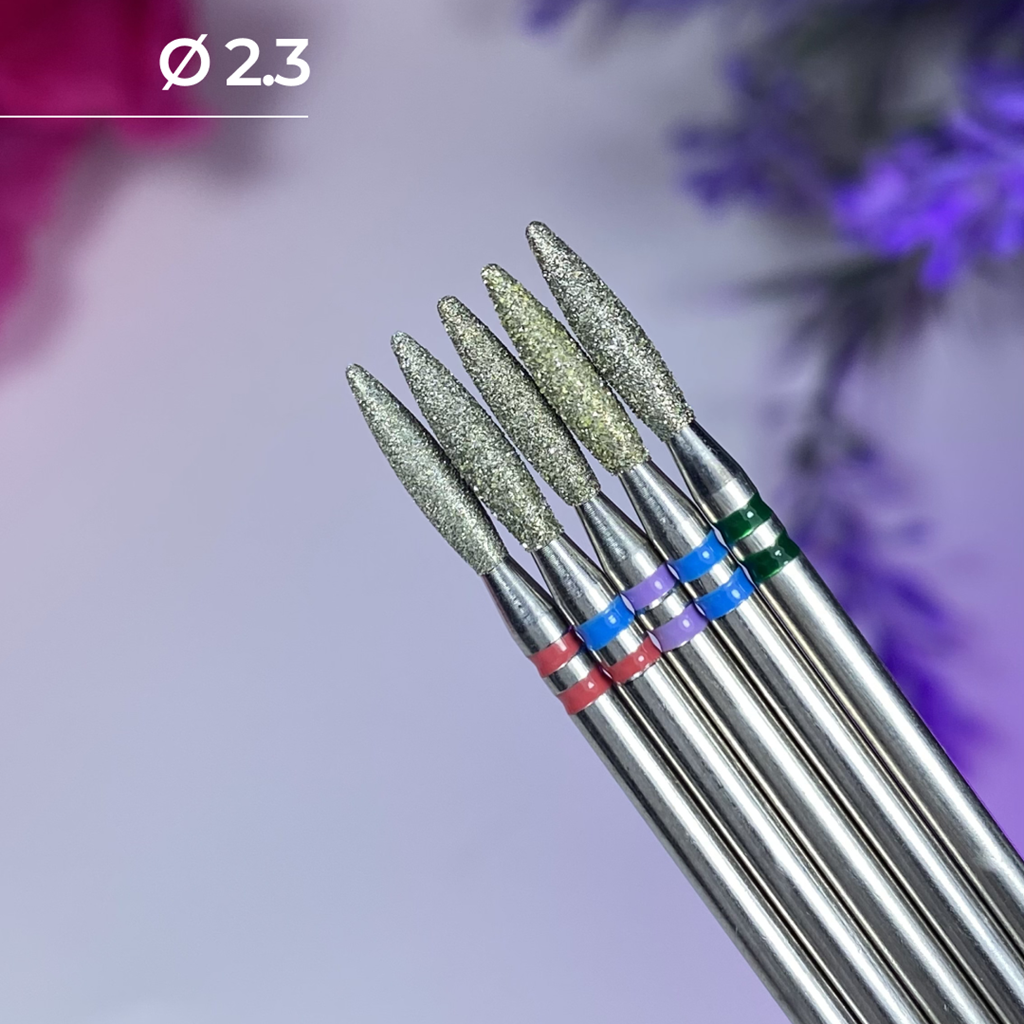 Diamond nail drill bit, “Flame”, Formula Profi