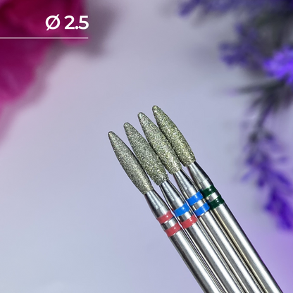 Diamond nail drill bit, “Flame”, Formula Profi