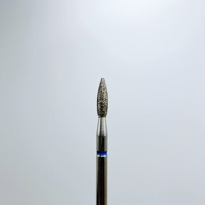 Fraise en diamant, Flamme pointue, 2.3*8.0 mm, Bleu, Taïwan