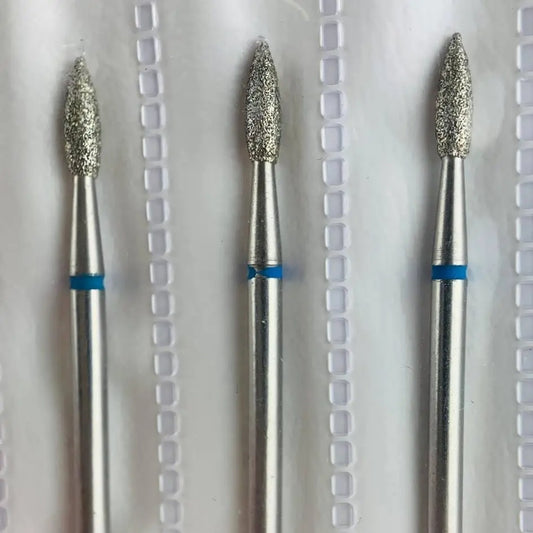 Diamond nail drill bit, “Flame” Pointed, IQ Nails