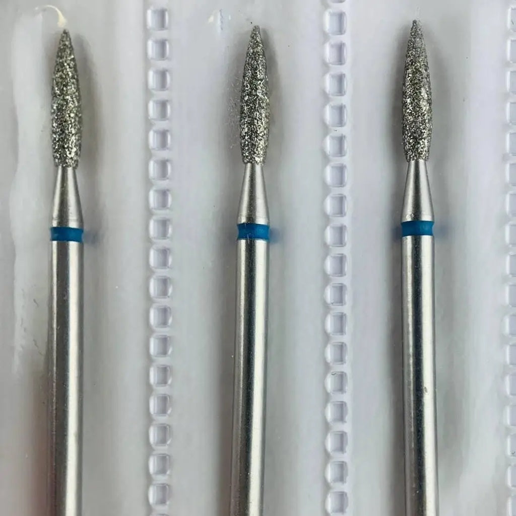 Алмазная фреза «Long Flame», заострённая, IQ Nails