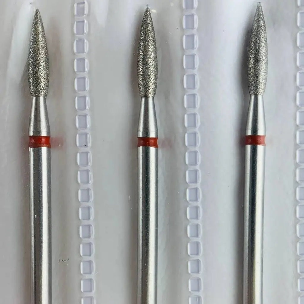 Алмазная фреза «Long Flame», заострённая, IQ Nails