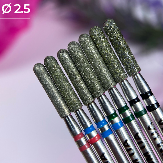 Diamond nail drill bit, “Cylinder” Rounded, Formula Profi