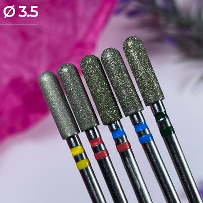 Broca de diamante, “Cylinder” arredondada, Formula Profi