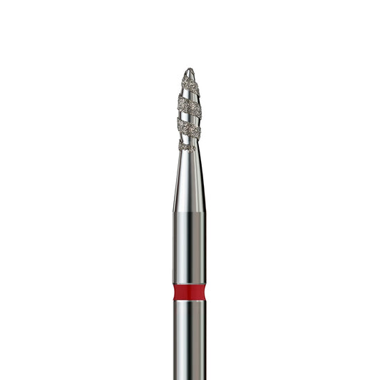 Diamond nail drill bit, “Tornado” - “Bud” Pointed, Formula Profi