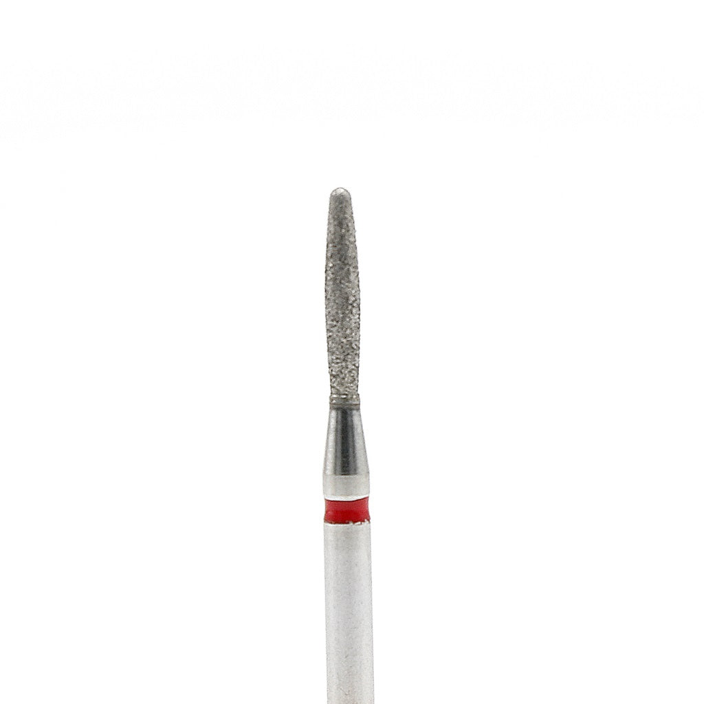 Fraise en diamant, Flamme, 1.8*8.7 mm, Rouge