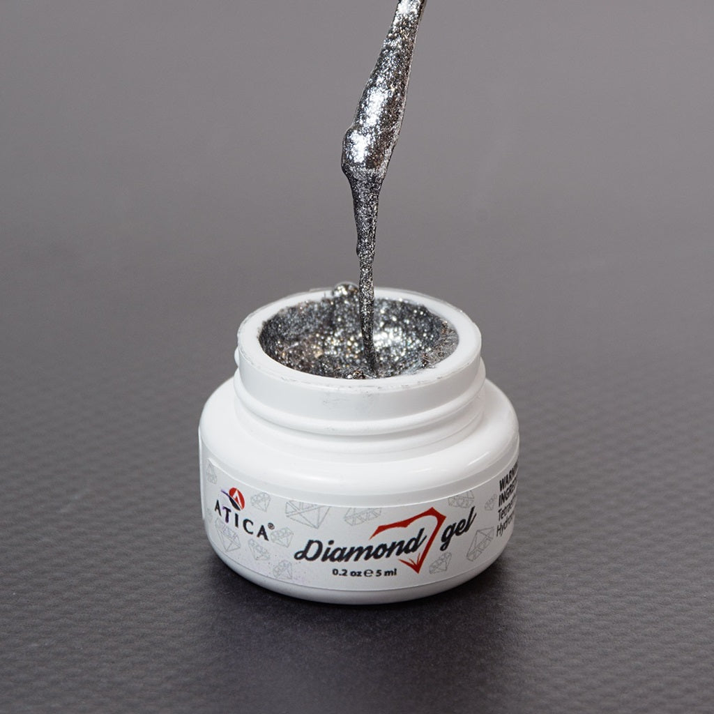 Алмазный гель Silver 5g Atica