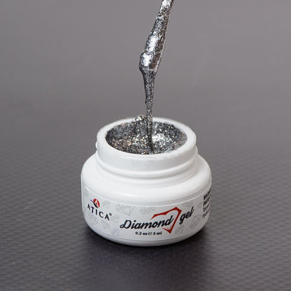 Алмазный гель Silver 5g Atica
