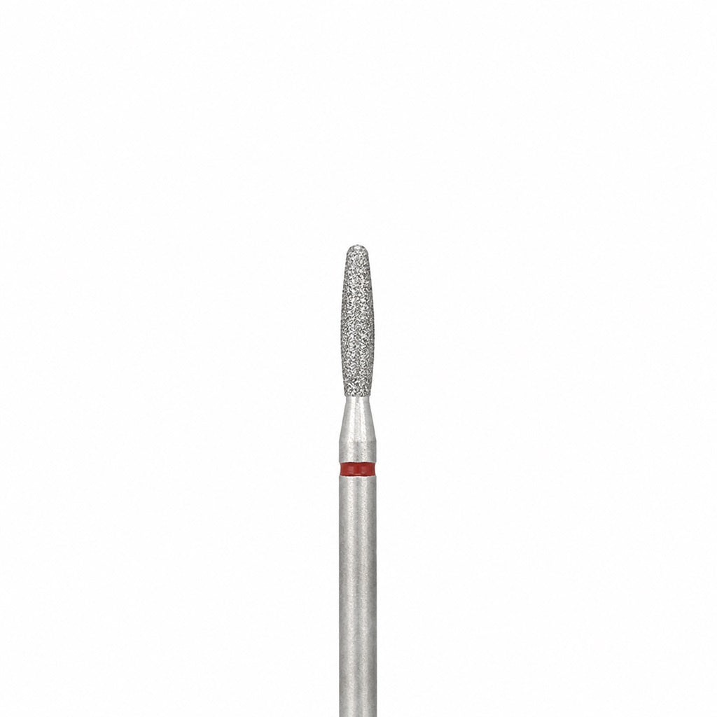 Diamantfräser, „Flamme“, 2,1*8,0 mm, Rot