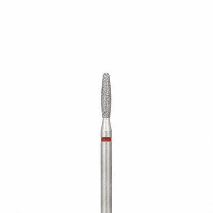 Diamantfräser, „Flamme“, 2,1*8,0 mm, Rot