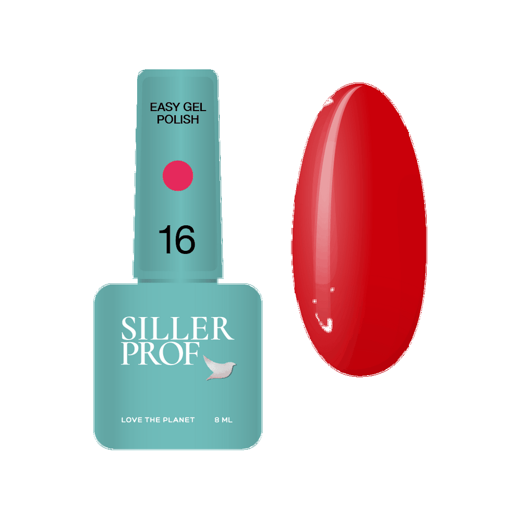 Gel Lack EASY (3 in 1) №16 8 ml Siller
