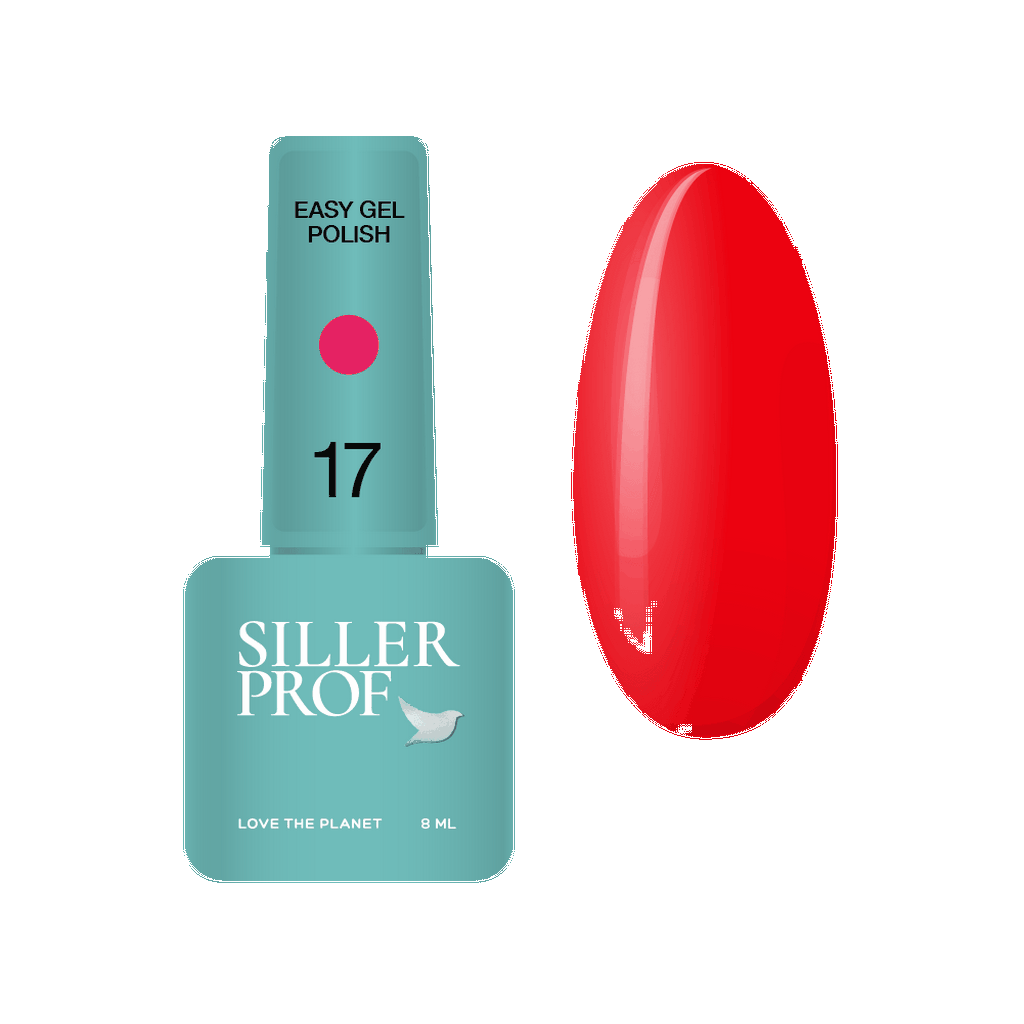 Gel Nagellack EASY (3 in 1) №17 8 ml Siller