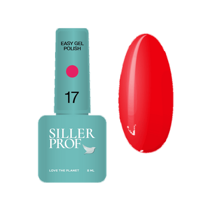 Gel Nagellack EASY (3 in 1) №17 8 ml Siller